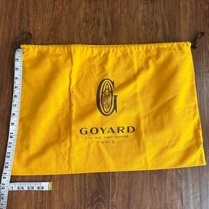 Goyard Men's Bag in Vibrant Yellow